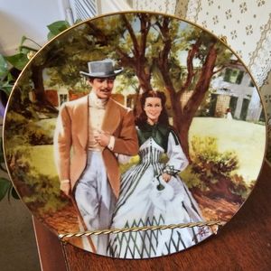 Gone with the Wind collectors plate.
